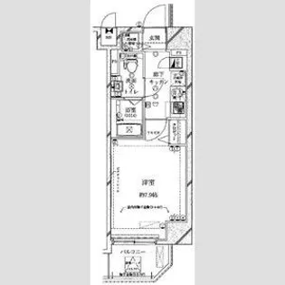 セジョリ江戸川橋【7階】の間取り