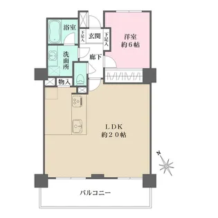 ライオンズタワー池袋【8階】の間取り