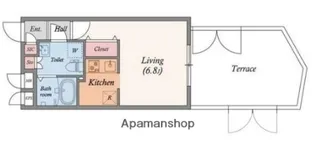 QUADOR中野【404号室】の間取り