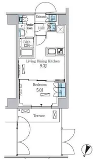 パークアクシス大塚サウスレジデンス【1階】の間取り