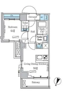 パークアクシス大塚サウスレジデンス【3階】の間取り