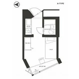 スタジオ明泉【1階】の間取り