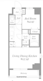 GRAN PASEO 笹塚【4階】の間取り