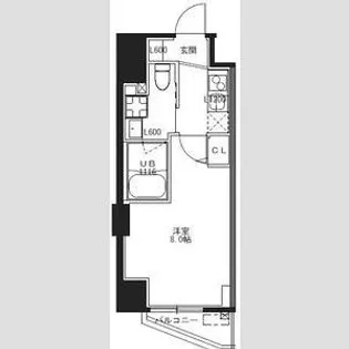 SーRESIDENCE池袋NORTE【6階】の間取り