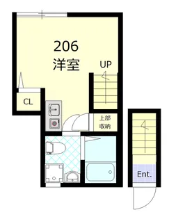 PARK VIEW練馬【2階】の間取り