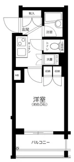 東京都新宿区新宿1丁目【マンション】の間取り