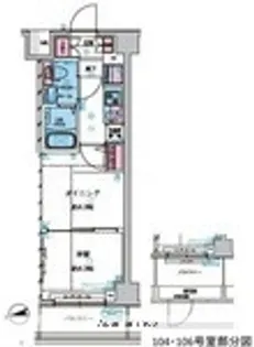 ガリシア中野新井薬師【3階】の間取り