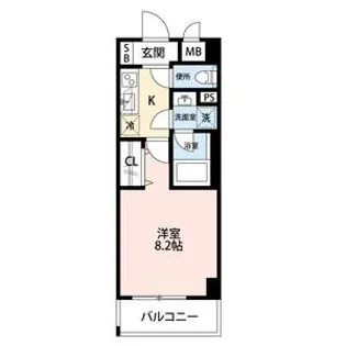 DELCCS池袋Ⅱ【1階】の間取り