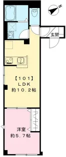 SOLANA世田谷 ソラーナセタガヤ【101号室号室】の間取り