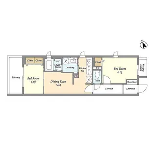 アプリーレ南荻窪【1階】の間取り