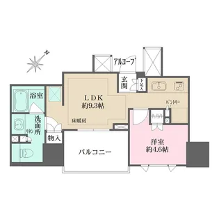 プラウド渋谷本町【2階】の間取り