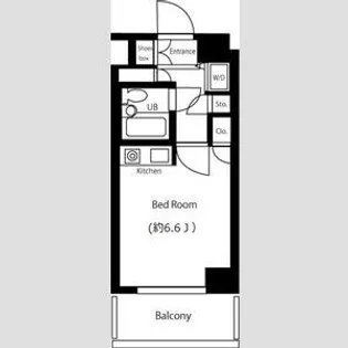 レジデンス三軒茶屋スクエア【1階】の間取り