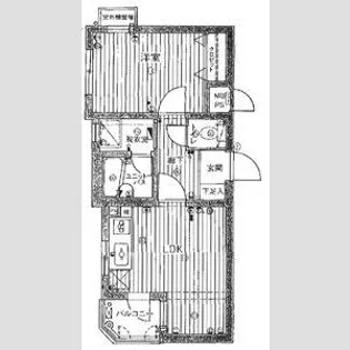 セザール第2中板橋【3階】の間取り