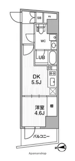 ALTERNA中野【4階】の間取り