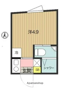 アスパイア新宿【303号室号室】の間取り