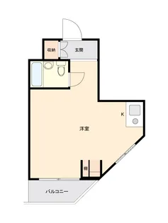 ONE ROOF FLAT NISHIWASEDA【6階】の間取り