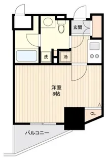 ドゥーエ幡ヶ谷【14階】の間取り