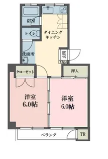 ジョイムビル【0402号室】の間取り