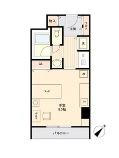 コンフォート荻窪【1階】の間取り