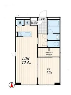 LA DOUCEUR練馬【2階】の間取り
