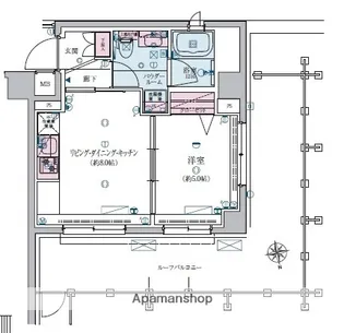 リヴシティ成増ミュジオ【5階】の間取り