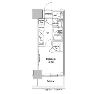 ブリリアンクラス高円寺【12階】の間取り