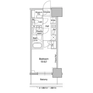 ブリリアンクラス高円寺【11階】の間取り