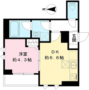 フォアファーレン代々木(IOT賃貸)【102号室号室】の間取り