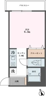 テル代官山【2階】の間取り