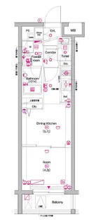 PREMIUM CUBE 中野富士見町【3階】の間取り