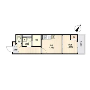 ラクラス三軒茶屋【3階】の間取り