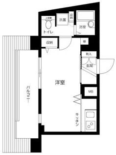 東京都中野区江古田4丁目【マンション】の間取り