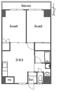 ベルカーサカモチ【503号室】の間取り