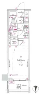 グラントゥルース中板橋【4階】の間取り