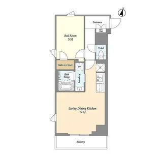 AIFLAT若松河田【3階】の間取り