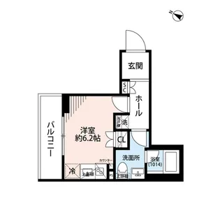 プレール・ドゥーク中野富士見町Ⅱ【3階】の間取り