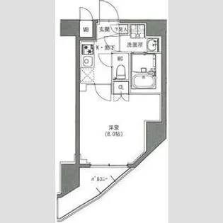 SーRESIDENCE雑司が谷【3階】の間取り