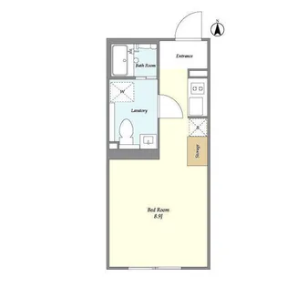 ミリアレジデンス早稲田山吹町【4階】の間取り