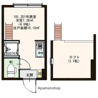 ラ・メゾン・アイリス88 高円寺南【2階】の間取り