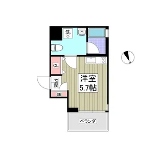 FARE中野Ⅵ【おとり物件なし】#学生・社会人にオススメ!初期【4階】の間取り