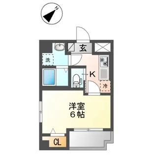 TAMAUSAGI ーたまうさぎー【3階】の間取り
