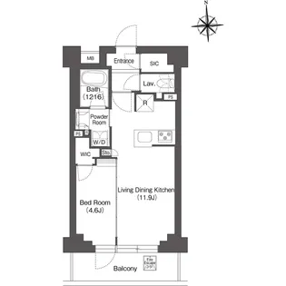 バウスステージ練馬豊玉【2階】の間取り