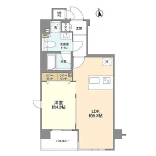 メインステージ桜上水【4階】の間取り