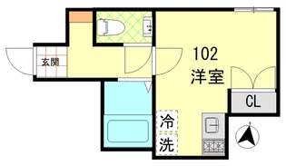 A・Wレジデンス池袋本町【1階】の間取り