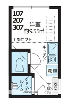 QUQURI IKEBUKURO【1階】の間取り