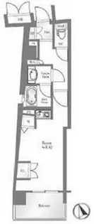 ダイナシティ三軒茶屋【4階】の間取り