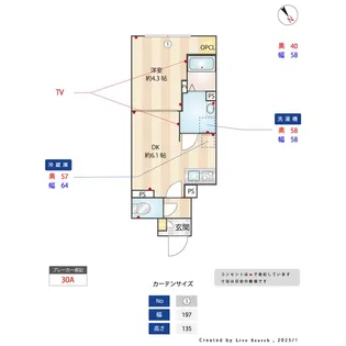 エルファーロ善福寺【3階】の間取り