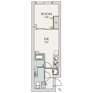 エルファーロ善福寺【2階】の間取り
