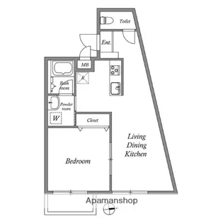 GRANPASEO方南町【2階】の間取り