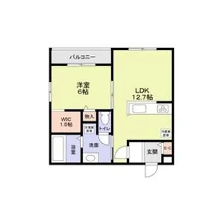 TREE TOPS 代々木【1階】の間取り